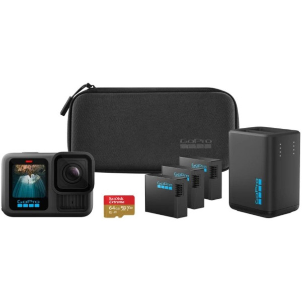 Фото - Экшн-камера GoPro HERO13 Black + Enduro + SD Card + Dual Battery Charger + Сase (CHDRB-134-RW) Фото - Экшн-камера GoPro HERO13 Black + Enduro + SD Card + Dual Battery Charger + Сase (CHDRB-134-RW)