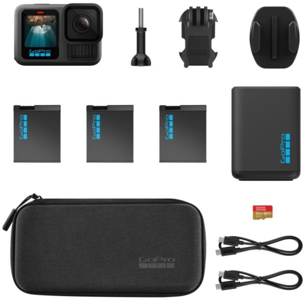 Фото - Экшн-камера GoPro HERO13 Black + Enduro + SD Card + Dual Battery Charger + Сase (CHDRB-134-RW)