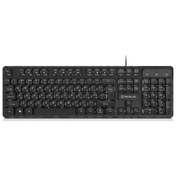 Фото - Клавиатура проводная REAL-EL RK-7015 Фото - Клавиатура проводная REAL-EL RK-7015