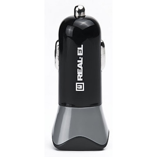 Фото - Автомобильное зарядное устройство REAL-EL CA-30 black (EL123160011)