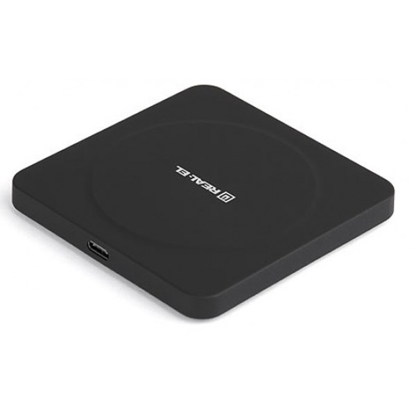 Фото - Беспроводное зарядное устройство REAL-EL WL-710 Black (EL123160018)