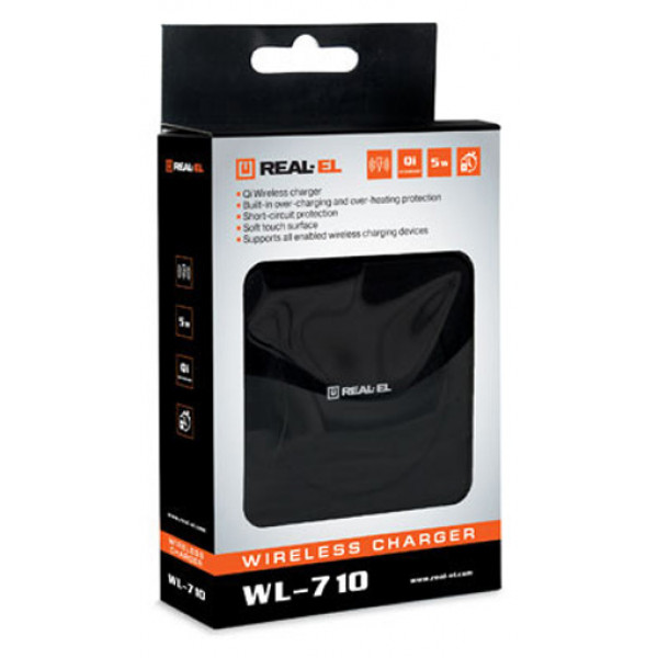 Фото - Беспроводное зарядное устройство REAL-EL WL-710 Black (EL123160018)