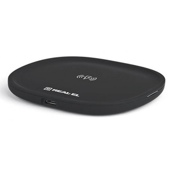 Фото - Беспроводное зарядное устройство REAL-EL WL-740 Black (EL123160019)