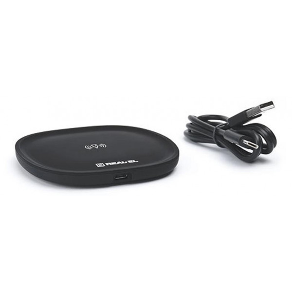 Фото - Беспроводное зарядное устройство REAL-EL WL-740 Black (EL123160019)