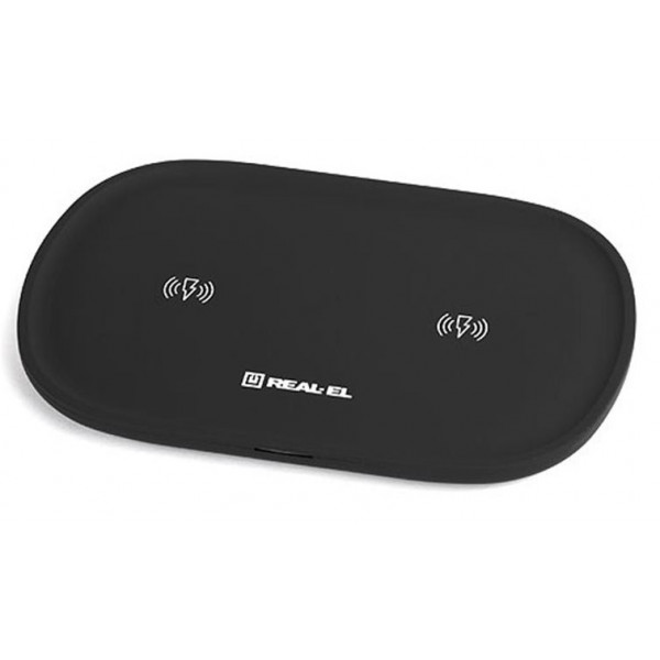 Фото - Беспроводное зарядное устройство REAL-EL WL-780 Black (EL123160020)