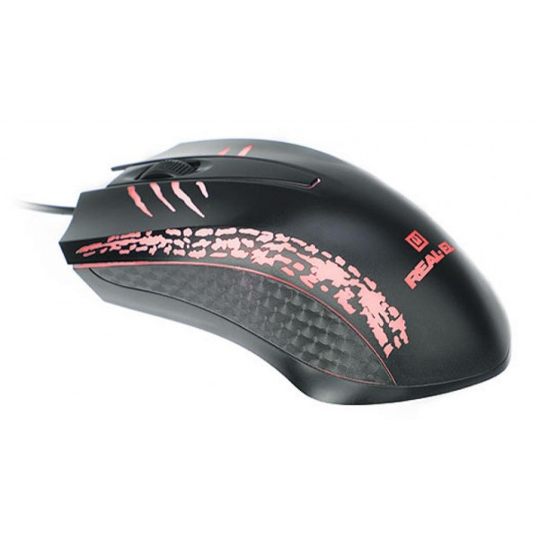 Фото - Мышь проводная REAL-EL RM-503 Black USB (EL123200024)