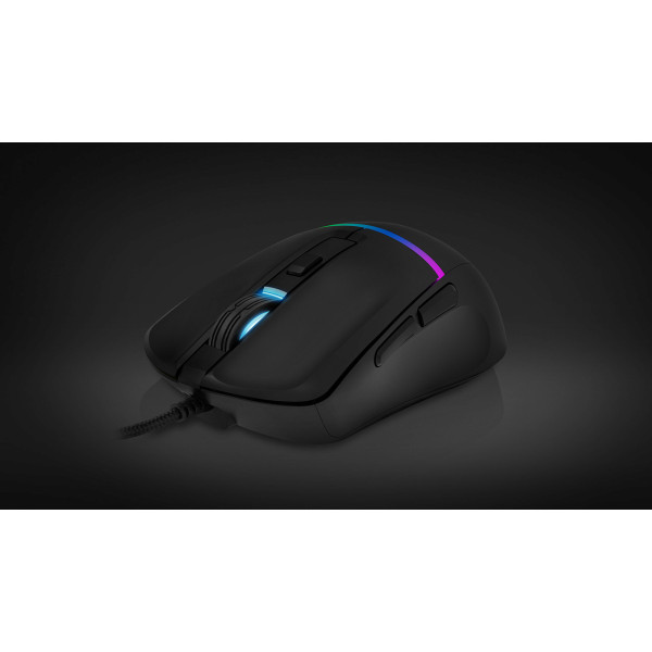 Фото - Мышь проводная игровая REAL-EL RM-530 Black (EL123200053)