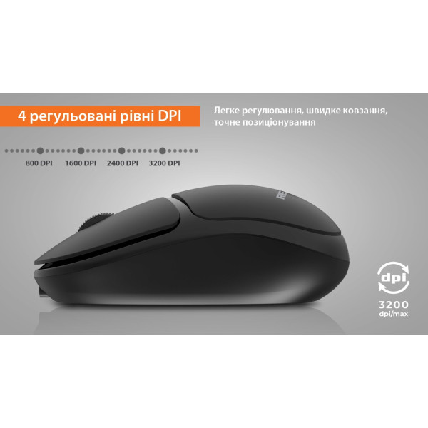 Фото - Мышь беспроводная REAL-EL RM-335W (EL123200055)