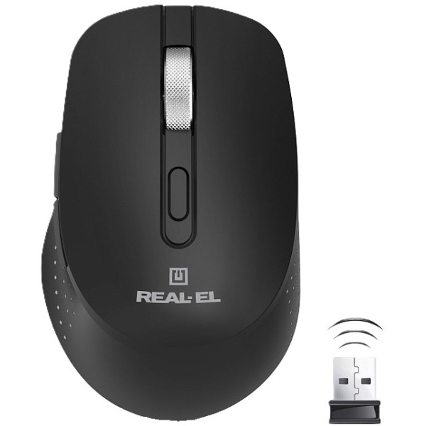 Фото - Мышь беспроводная REAL-EL RM-380W Фото - Мышь беспроводная REAL-EL RM-380W