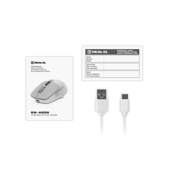 Фото - Мышь беспроводная REAL-EL RM-481W