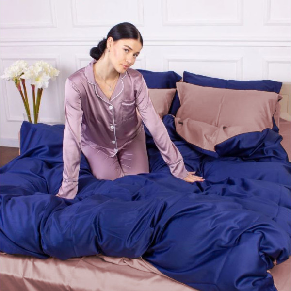 Фото - Комплект постельного белья MirSon Сатин Electrik 0165+4052 175х210 см (2200000688460)