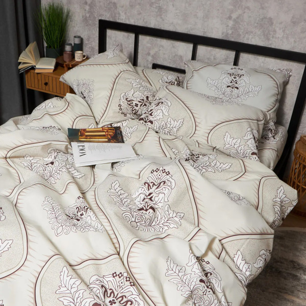 Фото - Комплект постельного белья Moon&Star Микросатин Premium Royal Elegance King Size 220x240 нав. 4х70х70 (MS-820009979)