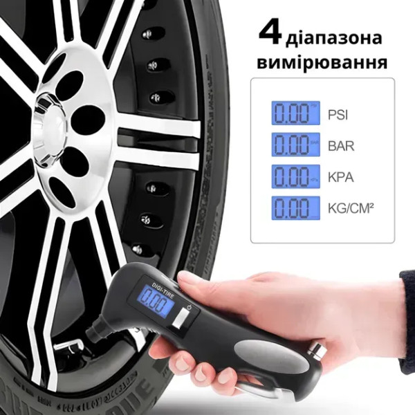 Фото - Манометр автомобильный INSPIRE TY005