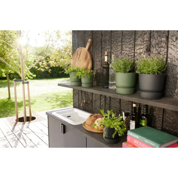 Фото - Вазон Elho greenville round 40 см зеленый 332471