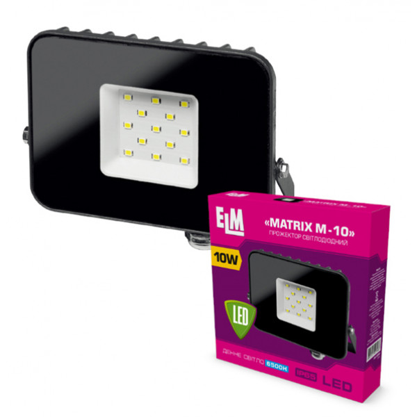 Фото - Светодиодный прожектор ELM Matrix M 10W 6500К 26-0056