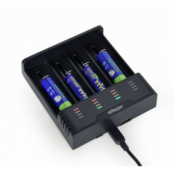 Фото - З/устройство для аккумуляторов AA/AAA EnerGenie BC-USB-02