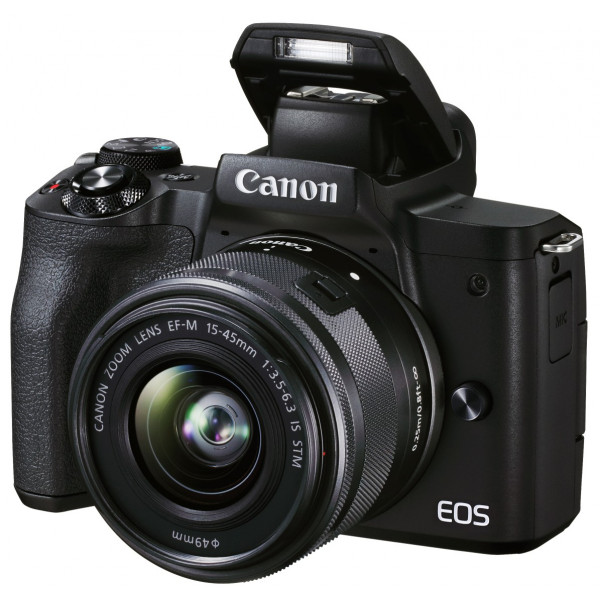 Фото - Фотокамера беззеркальная Canon EOS M50 Mark II Black M15-45 S (4728C043)