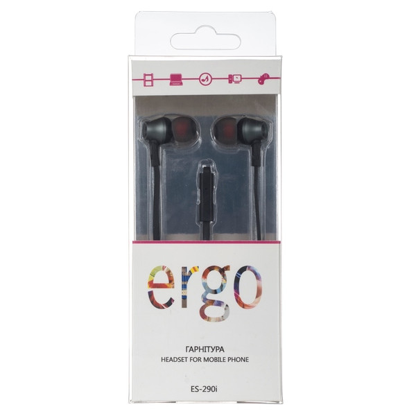 Фото - Наушники вкладыши Ergo ES-290i Grey