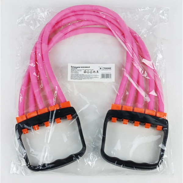 Фото - Эспандер X-Treme плечевой XT 60x10см розовый