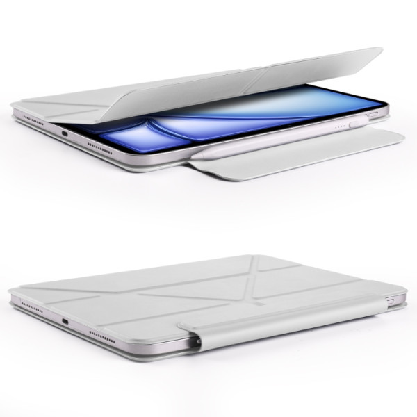 Фото - Чехол для планшета BeCover Ultra Slim Origami Magnetic с креплением Apple iPad Air 11'' (M2)/iPad Air 11'' (M3) Gray (712958)