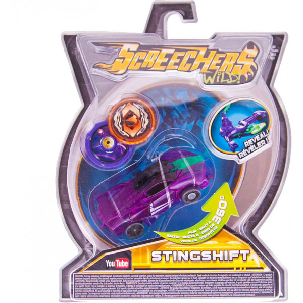 Фото - Машинка-трансформер Screechers Wild! L 1 - Стингшифт(EU683113)