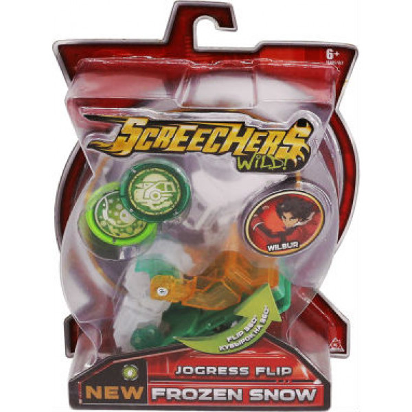 Фото - Машинка-трансформер Screechers Wild! S2 L1 - Фроузэн Сноу (EU684202)