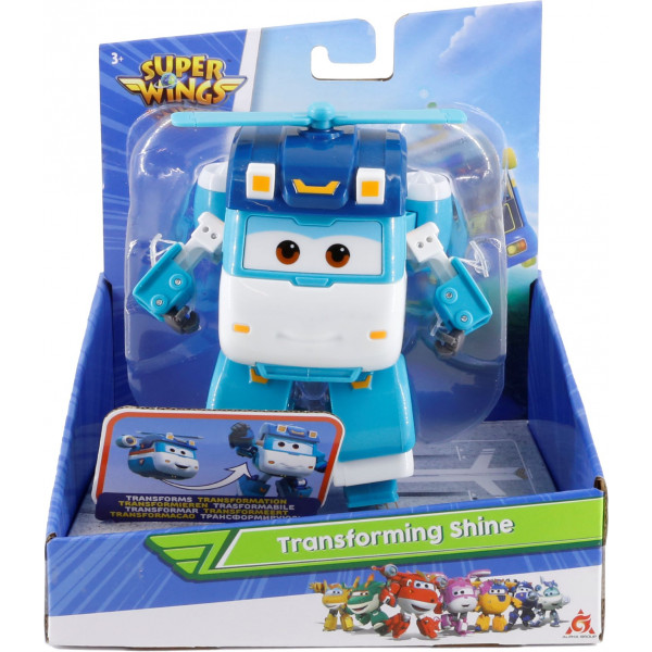 Фото - Коллекционная фигурка Super Wings Transforming Shine (EU770239)
