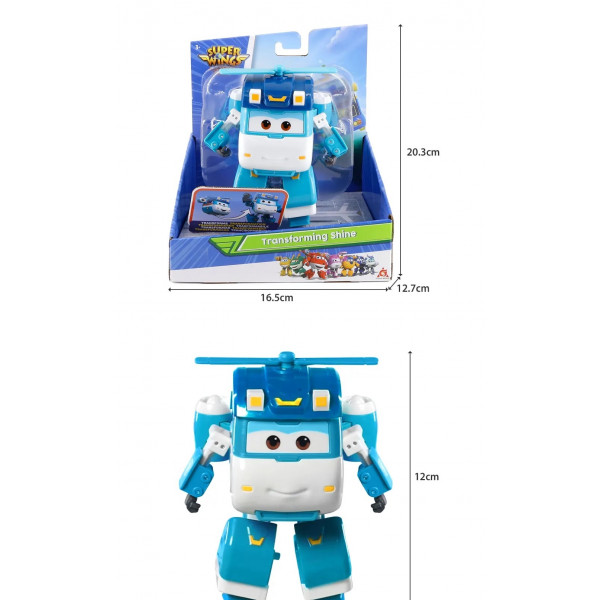 Фото - Коллекционная фигурка Super Wings Transforming Shine (EU770239)