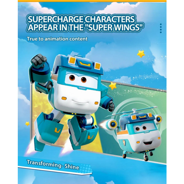 Фото - Коллекционная фигурка Super Wings Transforming Shine (EU770239)