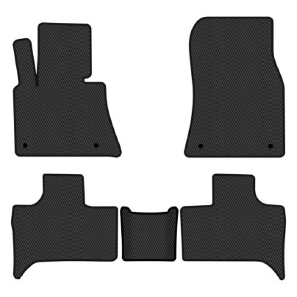 Фото - EVA коврики в салон авто EVAtech для X5 (E53) Restyling BMW 2003-2006 1 поколение SUV EUBM12222C5BW4RGB