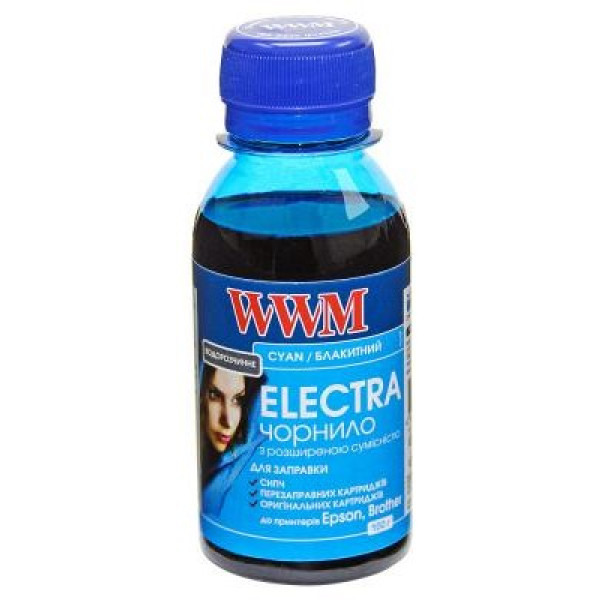 Фото - Чернила WWM Epson Universal Electra 100ml Cyan (EU/C-2)