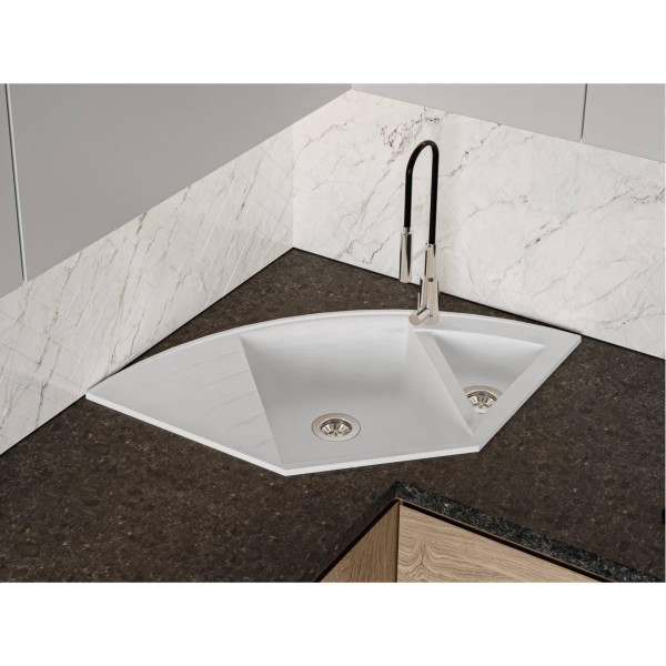 Фото - Мойка кухонная Miraggio EUROPE White