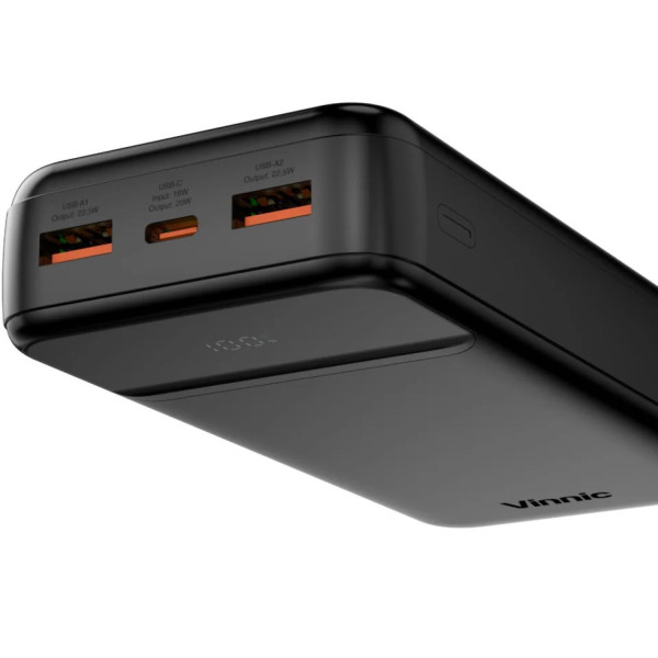 Фото - Батарея мобильная Vinnic EVEREST 3 Fast Charge 20000mah 22.5W black (4898338024562)