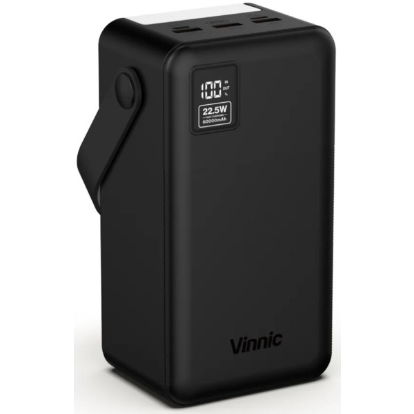 Фото - Батарея мобильная Vinnic EVEREST 4 Fast Charge 60000mah 22.5W black (4898338024586) Фото - Батарея мобильная Vinnic EVEREST 4 Fast Charge 60000mah 22.5W black (4898338024586)