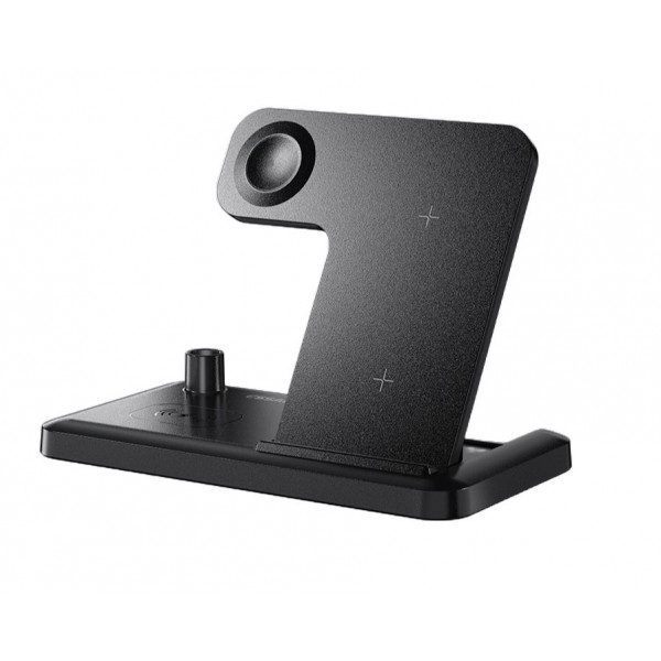 Фото - Беспроводное зарядное устройство Essager Jiecheng 4 in1  PD15W Black (EWXZM-JC01-Z)