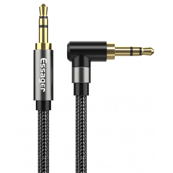Фото - Кабель 3.5 мм - 3.5 мм Essager AUX Cable 3.5mm Jack Audio Cable 3.5 mm Jack Hifi Aux 1.5m (EYP35-WTA01)