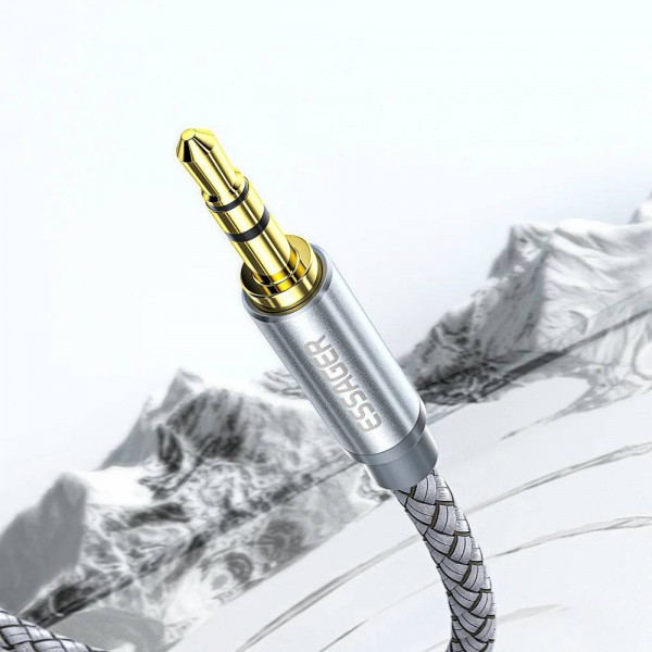 Фото - Кабель 3.5 мм - 3.5 мм Essager Monster Elbow RCA Audio Cable Jack 3.5 to 2 RCA Cable 3.5mm  3.5mm Jack to 2RCA 3M (EYPWT-MYC0G-P)