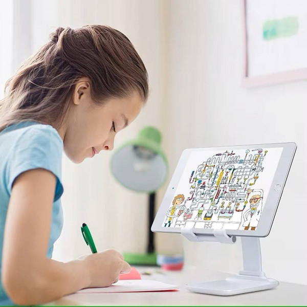 Фото - Подставка для мобильного устройства Essager Knight Foldable Desk Mobile Phone Holder Stand (Plastic) White (EZJZM-QSSJ02)