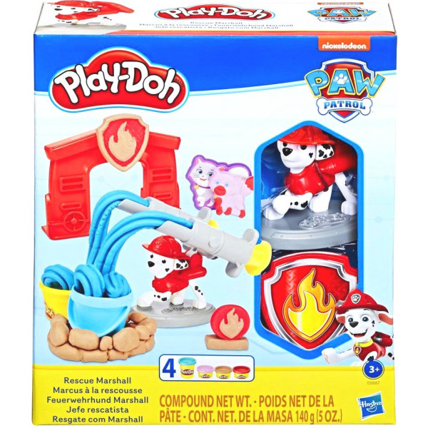 Фото - Наборы для лепки Hasbro Play-Doh Щенячий патруль Маршалл: пожарные (E6887)
