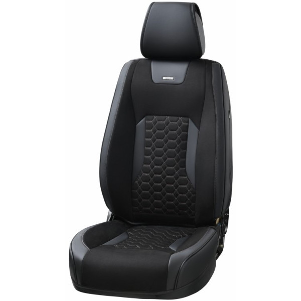 Фото - Комплект накидок на сиденье автомобиля Beltex 3D Montana, Black 2 шт. (BX87150)