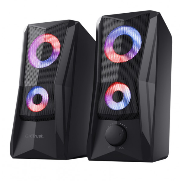 Фото - Уценка - Компьютерная акустика компактная 2.0 Trust GXT 606B Javv RGB-Illuminated 2.0 Black (25108)