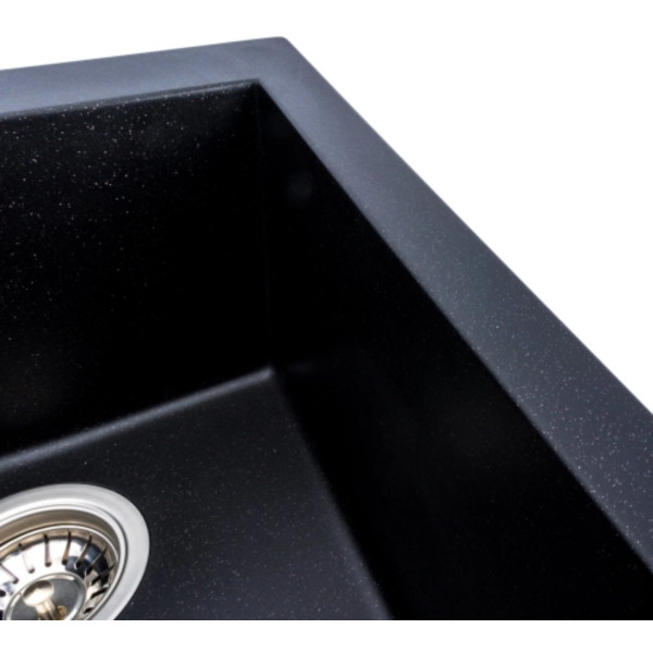 Фото - Мойка кухонная VALESO 4150 SOKIL матовая (черный металлик)
