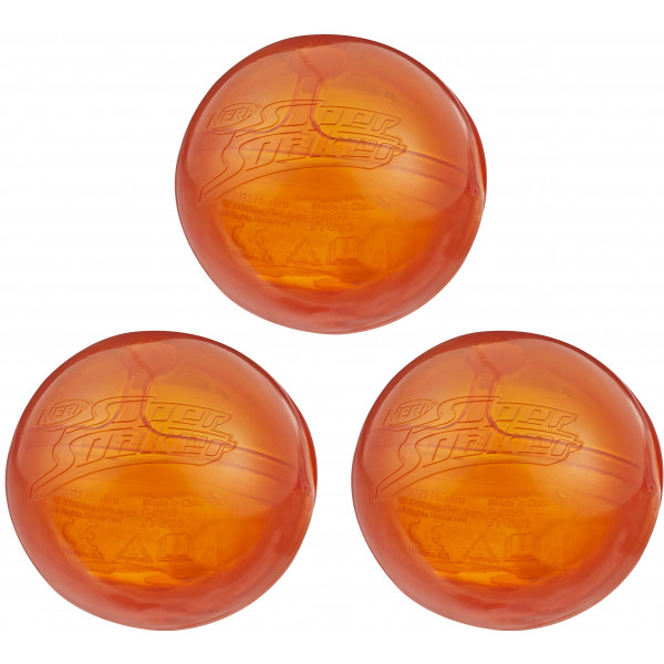 Фото - Шарики для бластеров Hasbro NERF Super Soaker Hydro Balls 3-Pack, Reusable Water-Filled Balls (F6392)