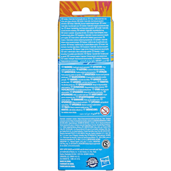 Фото - Шарики для бластеров Hasbro NERF Super Soaker Hydro Balls 3-Pack, Reusable Water-Filled Balls (F6392)