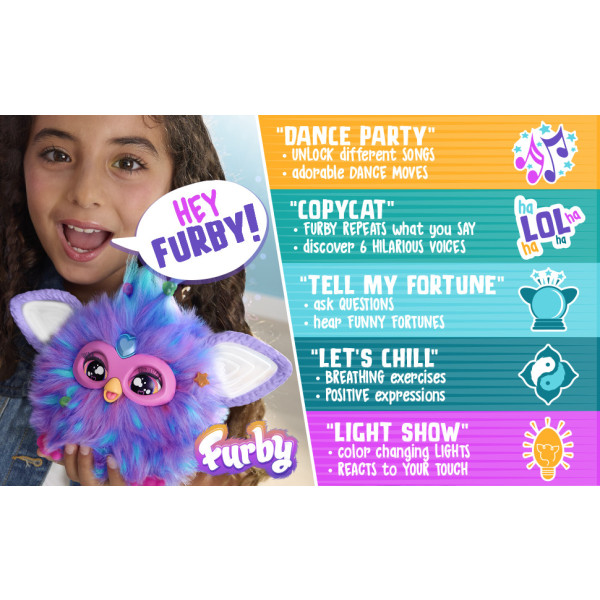 Фото - Интерактивная игрушка Hasbro Furby Пурпурний (F6743)