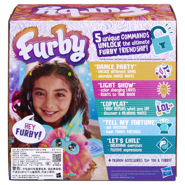 Фото - Интерактивная игрушка Hasbro Furby Коралловый (F6744)