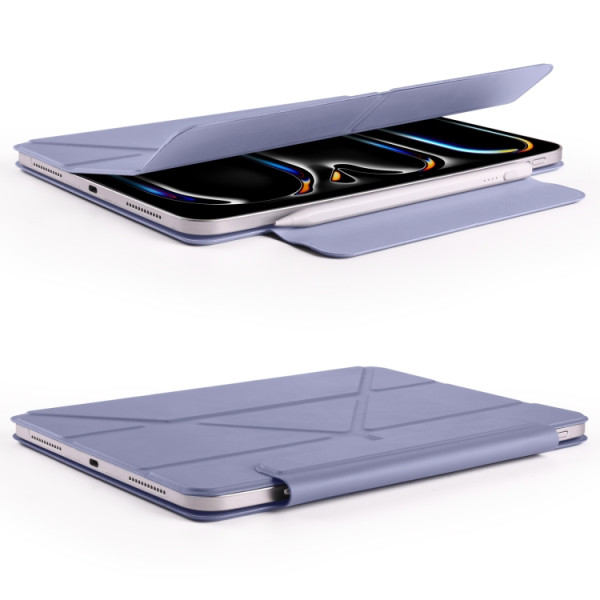 Фото - Чехол для планшета BeCover Ultra Slim Origami Magnetic с креплением Apple iPad Pro 11" M4 2024 Deep Purple (712963)