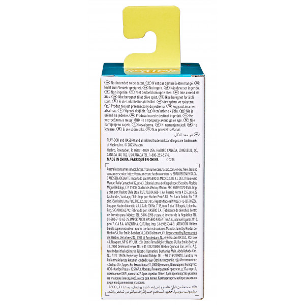 Фото - Расходники Hasbro Play-Doh 4 баночки с массой для лепки (F7172_F7570)