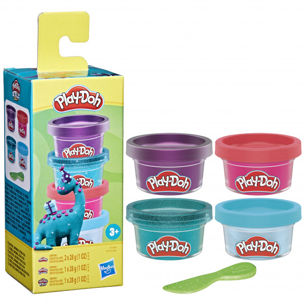 Фото - Расходники Hasbro Play-Doh 4 баночки с массой для лепки (F7172_F7570)