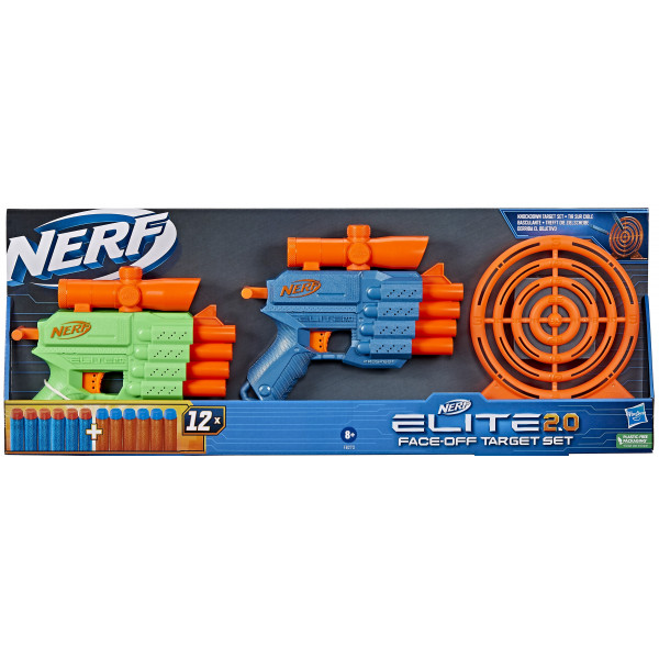 Фото - Бластер многозарядный Hasbro NERF ELITE 2.0 FACE OFF TARGET SET (F8273)